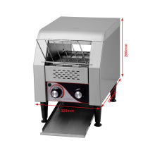 Commercial Stainless Steel Electric Conveyor Toaster for Restaurant Breakfast